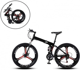 Ceiling Pendant Fahrräder Ceiling Pendant Adult-bcycles BMX 26 Zoll Mountainbikes, Folding High Carbon Stahlrahmen mit Variabler Geschwindigkeit Doppelstodmpfung DREI Schneidrder Klapprad (Color : Black, Size : 24 Speed)