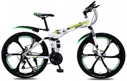 DALUXE Fahrräder DALUXE 26 Zoll Rennrad High-Carbon Stahl Mountain Bike Folding Stdtische Bahn-Fahrrad Weibliche Fah. Dual Stodmpfer Strand Disc Doppel Erwachsener Und