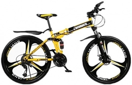 DALUXE Zusammenklappbare Mountainbike DALUXE Folding Mountain Bike 26 Zoll High-Carbon Stahl Rennrad Stdtische Bahn-Fahrrad STO. Weibliche Dual Stodmpfer Geschwindigkeit Disc Mnnliche Doppel Erwachsener Und