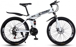 Drohneks Fahrräder Drohneks Zusammenklappbares 26-Zoll-Mountainbike, Fahrrad-Doppelstoßdämpfer, Soft-Tail-Rahmen, integriertes Fahrrad, Mountainbike.