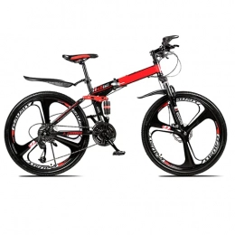 eLy Fahrräder eLy 26"Mountain Bikes Trail Bike, 27 Geschwindigkeitsfahrrad, hochkarätige Stahlrahmen U-förmige Vordergabel, vordere und hintere doppelte Stoßdämpfer, maximale Last 150kg
