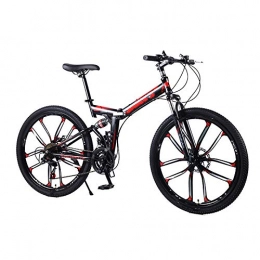 CFSAFAA Fahrräder Fahrrad 21 Speed ​​Folding Mountainbike, für 24-Zoll-Fahrrad-Doppel-Scheibenbremsen-Radfahren, für städtische Umwelt und Pendeln von und von der Arbeit Auch als Fahrrad oder Fahrrad bekannt, ist es no