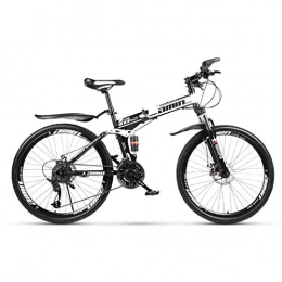 GL SUIT Fahrräder GL SUIT 21 Speed-Gebirgsfahrrad-Fahrrad U Typ Federgabel Shock Fahrräder 24 und 26inch Folding Off-Road Mountain Bike für Männer und Frauen, B, 26 inch
