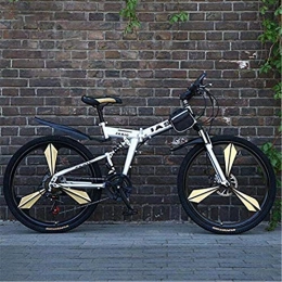 GMZTT Zusammenklappbare Mountainbike GMZTT Unisex-Fahrrad. Folding Mountain Bicycle for Erwachsene Mnner und Frauen, High Carbon Steel Doppel-Hngerahmen-Gebirgsfahrrad, Magnesium Leichtmetallfelge