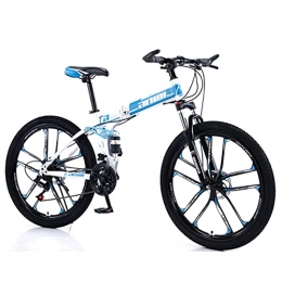 GWXSST Fahrräder GWXSST Bikes Mountainbike-Rad Dual, Mit 21 Geschwindigkeiten, Schnelles Faltes Ergonomisches Leichte, rutschfeste Verschleißfeste, Für Männer Oder Frauen C