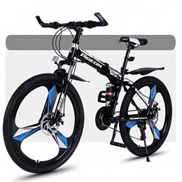 GXQZCL-1 Zusammenklappbare Mountainbike GXQZCL-1 Mountainbike, Fahrrder, Mountainbike, Folding Hardtail Bergfahrrder, Stahlrahmen, Doppelaufhebung und Scheibenbremse, 26inch Rder MTB Bike (Color : C, Size : 24-Speed)