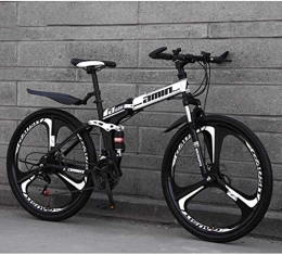 HongLianRiven Fahrräder HongLianRiven BMX Mountainbike Faltrder, 26" 30-Gang-Doppelscheibenbremse Fully Anti-Rutsch, Leichtbaurahmen, Federgabel 7-10 (Color : W 2)