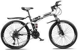 HongLianRiven Fahrräder HongLianRiven BMX Mountainbike Faltrder, 26inch 24-Gang-Doppelscheibenbremse Fully Anti-Rutsch, Leichtbaurahmen, Federgabel 7-14 (Color : W 1)