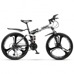 Insole Fahrräder Insole Folding Mountainbike, 24 Zoll High Carbon Stahl Doppelscheibenbremse Mit Variabler Geschwindigkeit Sport Fahrräder Für Einen Mann Eine Frau, 2, 27speed