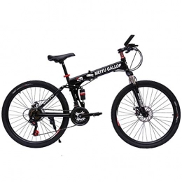 JXQ-N Fahrräder JXQ-N 24 Zoll Fahrrad Leichtes Mini Faltrad Kleines tragbares Fahrrad Erwachsene Student City Bike Mountainbike (schwarz)