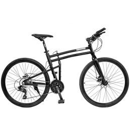 KDHX Zusammenklappbare Mountainbike KDHX Mountainbike 24-Zoll-Räder 24-Gang-Leichtgewicht-Aluminiumrahmen-Trail-Fahrrad mit gefederter Doppelscheibenbremse für Männer, Frauen, Erwachsene (Color : White, Size : 26 inch)