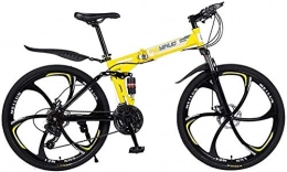KRXLL Fahrräder KRXLL 26 21-Gang-Mountainbike für Erwachsene Leichte Aluminium-Vollfederrahmen-Federgabel-Scheibenbremse