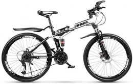 LBWT Fahrräder LBWT 26inch Folding Mountain Fahrrad, Off-Road-Fahrrad for Erwachsene, Doppelaufhebung, Freizeit Sport, Geschenke (Color : White, Size : 27 Speed)