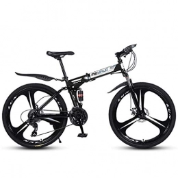 LHQ-HQ Fahrräder LHQ-HQ 26" 21Speed ​​Mountainbike for Erwachsene, Leichtes Aluminium Full Suspension Rahmen, Federgabel, Scheibenbremse Outdoor-Sport Mountainbike (Color : Black, Size : C)