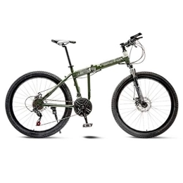 LILIS Fahrräder LILIS Mountainbike Folding Mountain Fahrrad Rennrad Männer MTB 21 Speed ​​Bikes Räder for Erwachsene Frauen (Color : Green, Size : 26in)