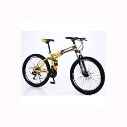 LOKQIHTHS Fahrräder LOKQIHTHS Mountainbike Aluminium Scheibenbremse / V-Bremse Fahrrad Mountainbike MTB mit 26 Zoll 21 Gang-Schaltung - Herrenrad, Black Yellow