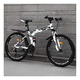 LZZB Fahrräder LZZB Faltrad für Erwachsene, Leichte Mountainbikes Fahrräder Starker Aluminiumrahmen mit Scheibenbremse, 24 26 Zoll, A21 Speed, 26 Zoll
