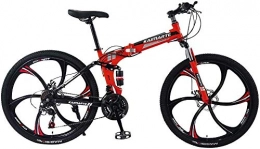 Mountainbike Erwachsene Mountain Bikes, 26in Carbon Steel 21-Gang-Fahrrad for Alle Menschen ZHAOSHUNLI (Color : Red)