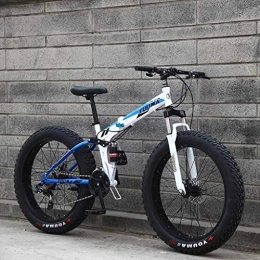 QZ Fahrräder QZ Mnner Mountain Bikes, 26inch Fat Tire Hardtail Snowmobile, Doppelaufhebung Rahmen und Federgabel Gelnde Berg Fahrraderwachsene (Color : A, Size : 27 Speed)