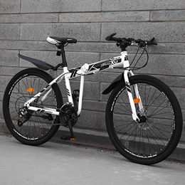 ZYZYZY Fahrräder Rennräder Hoch-kohlenstoffstahl Citybike Rennrad Fahrrad Geschwindigkeit Derailleur-System 26 Zoll Doppelscheibenbremse MTB A-24 Geschwindigkeit 24 Zoll