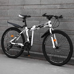 ZYZYZY Fahrräder Rennräder Hoch-kohlenstoffstahl Citybike Rennrad Fahrrad Geschwindigkeit Derailleur-System 26 Zoll Doppelscheibenbremse MTB A-24 Geschwindigkeit 26 Zoll