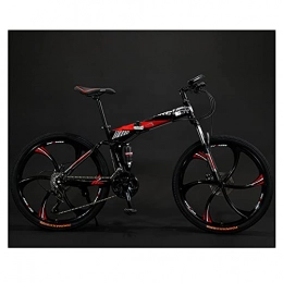 ROYWY Premium Faltrad, Klapprad in 24 26 Zoll, Mountainbike, Fahrrad Doppelscheibenbremse, Cityfahrrad Für Mädchen, Jungen, Herren Und Damen -B/C / 24inch