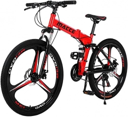 TT377 Fahrräder TT377 Faltbares Mountainbike für Erwachsene, 3-Speichen-Räder, 21-Gang, Doppelscheibenbremse