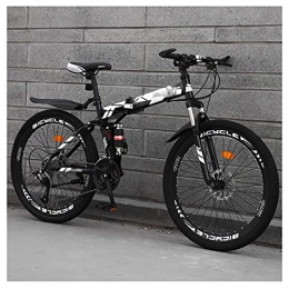 LXYZ Fahrräder Vollgefedertes MTB-Faltrad, zusammenklappbare Outroad-Fahrräder, innerhalb von 15 Sekunden zusammengeklappt, zusammenklappbares Mountainbike, 24 * 26 Zoll City Mini-Faltrad 21 * 24 * 27 Geschwindigke