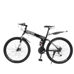 generisch Fahrräder Weiß & Schwarz 21-Gang 26 Zoll Fahrrad Shimano 26" Mountainbike mit Gabelfederung