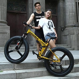 WND Fahrräder WND Reifen Fat Bike Zoll Mountainbike Snow Bike für Erwachsene, Gold, 26 Zoll 24-Gang