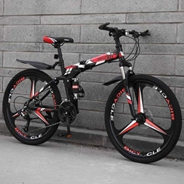 WYJBD Zusammenklappbare Mountainbike WYJBD Mountain Bike Folding Dual-Full Suspension Fahrrad High Carbon Stahlrahmen Stahlscheibenbremse Magnesiumlegierung Rad Fahrrad (Color : A1, Size : 21speed)