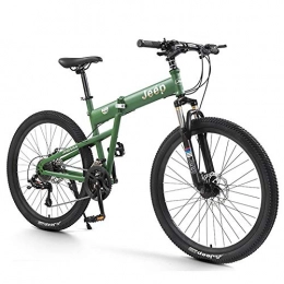 XNEQ Fahrräder XNEQ 26-Zoll-Falt-Dual-Shock-Mountainbike Mit Weichem Heck, Scheibenbremsen Vorne Und Hinten, 24-27-Schicht-Offroad-Fahrräder Für Männer Und Frauen, 1, 24Speed