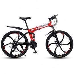 XYDDC Fahrräder XYDDC Adult Mountainbike 21 / 24 / 27 Speed ​​Bike 26-Zoll-Räder Integriertes Rad mit Variabler Geschwindigkeit und doppelter Stoßdämpfung Fahrrad