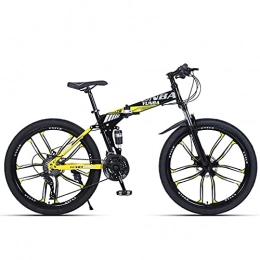 YTBLF 26-Zoll-Mountainbike Für Erwachsene, High-Carbon-Stahlrahmen, Fahrrad Mit Doppelscheibenbremsen, Fahrrad Mit Doppelfederung, Unisex-MTB-Fahrräder Für Frauen Und Männer, Jugendliche