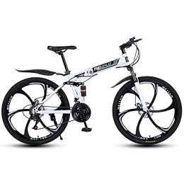 YZJL Fahrrad 26" 21-Gang Mountainbike Erwachsene Leichte Aluminium Full Suspension Rahmen Federgabeln Scheibenbremse Bike