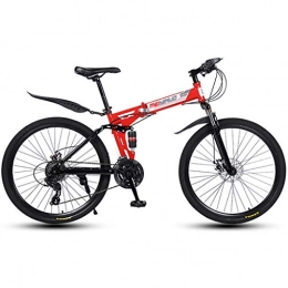 ZTMN 26-Zoll-Fahrrad, 21-Gang-Mountainbike mit Vollfederung, Faltrad für Erwachsene, Fahrrad für Erwachsene, Mountainbike für Erwachsene