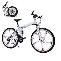 LXYZ Zusammenklappbare Mountainbike Zusammenklappbare Outroad-Fahrräder, faltbares MTB-Fahrrad für Erwachsene, zusammenklappbares Mountainbike, zusammenklappbares Mountainbike, 21 * 24 * 27 * 30-Gang-, 24 * 26-Zoll-Räder für den Außenb