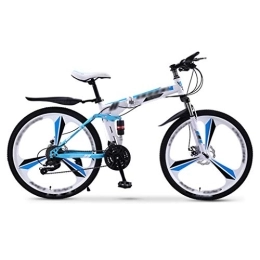 ZXC Fahrräder ZXC Erwachsenen faltbares Mountainbike 20-Zoll-Doppeldämpfung Offroad-Fahrrad mit Variabler Geschwindigkeit Unisex verstellbares Outdoor-Fahrrad ist bequem zu Fahren