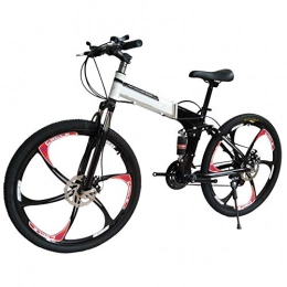 ZXYY Fahrräder ZXYY Doppelscheibenbremsen Double Shock Absorption Faltbares Einrad Mountainbike fr Mnner und Frauen fr Erwachsene (schwarz)