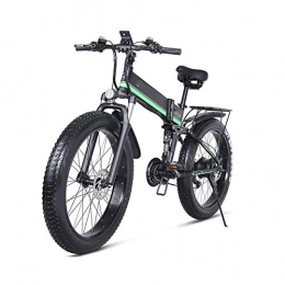 DAHU Zusammenklappbares elektrisches Mountainbike DAHU Elektro-Fahrrad 1000W Elektro Beach Bike 4.0 Fat Tire elektrisches Fahrrad 48V Herren Mountainbike Schnee Ebike 26inch Fahrrad