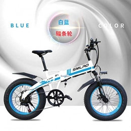 DASLING 2020 Big Power Fat Bike 350W 10Ah Batterie Elektro Schnee Elektro Fahrrad E Fahrrad Wei