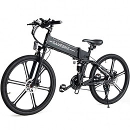 DuraB Fahrräder DuraB 26 Zoll Ebike, Faltbares Elektrisches Mountainbike 500W 48V 10AH, 7 Gang-Schaltung mit LCD (Schwarz#)
