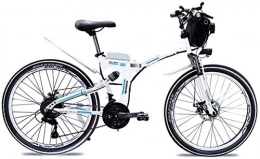 WJSWD Zusammenklappbares elektrisches Mountainbike Electric Snow Bike, Folding Elektro-Bike for Erwachsene Urban Commuter E-Fahrrad Stadt Fahrrad 1000w Motor und 48V 13Ah Lithium-Batterie Höchstgeschwindigkeit 35 Km / h Tragfähigkeit 150 kg Voll Stoßd