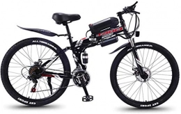 WJSWD Zusammenklappbares elektrisches Mountainbike Electric Snow Bike, Schnelle E-Bikes for Erwachsene Folding Elektro-Mountainbike, 350W Schnee Bikes, Abnehmbare 36V 8AH Lithium-Ionen-Akku, Erwachsene Premium-Fully 26 Zoll Elektro-Fahrrad Lithium Bat