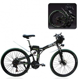 MIRC Fahrräder Elektrisches Mountainbike, zusammenklappbares elektrisches Fahrrad, zusammenklappbares elektrisches Lithiumbatterie-Mountainbike für Erwachsene, zusammenklappbares elektrisches Mountainbike für Erwachsene