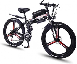 Erik Xian Fahrräder Elektro-Fahrrad Elektro-Mountainbike 26 ‚‘ E-Bike-faltbares Gebirgsfahrrad for Erwachsene 36V 350W 8AH austauschbaren Lithium-Ionen-Akku E-Bike Fat Tire Doppelscheibenbremsen LED-Licht für die Dschung