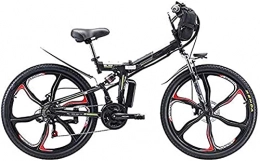XBR Fahrräder Elektrofahrrad Elektro-Mountainbike Elektro-Schneefahrrad, 26'' klappbares Elektro-Mountainbike, Elektrofahrrad mit 48V 8Ah / 13AH / 20AH Lithium-Ionen-Akku, Premium-Vollfederung und 21-Gang-Getriebe, 350