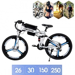DT Fahrräder Elektrofahrräder 36V 12A Lithium Batterie Faltrad MTB Mountainbike E Bike 26 Zoll Shimano 21 Speed Vollfederung Hydraulische Scheibenbremse Elektrisches Fahrrad