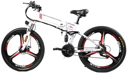 RDJM Zusammenklappbares elektrisches Mountainbike Elektrofahrräder Folding Elektro-Bike for Erwachsene, DREI Modi REIT Assist E-Bike Berg elektrisches Fahrrad 350W Motor, LED-Anzeige Elektro-Fahrrad Pendeln Ebike, bewegliche leicht zu verstauen