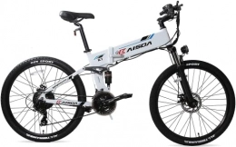 KAISDA Fahrräder KAISDA 26 Zoll E Bike / Klappbar Elektrofahrräder für Damen Herren, Mountainbike Electric Bike mit Shimano 21 Gang, 48V 10.4A Lithium-Batterie Elektrofahrrad
